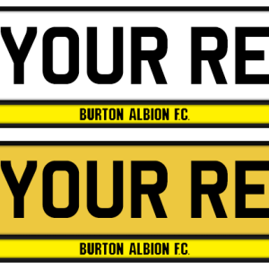 Burton Albion Logo & Colour Strip