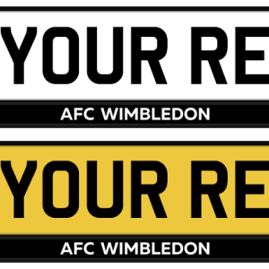Wimbledon AFC Logo & Mono Strip