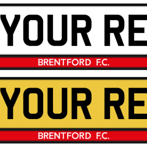 Brentford Logo & Colour Strip