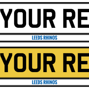Leeds Rhinos Logo & Colour Strip