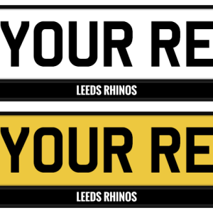 Leeds Rhinos Logo & Mono Strip