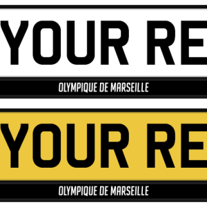 Olympique Marseilles Logo & Mono Strip