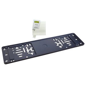 Single Number Plate Holder, for a Plate with a Badge and a Border