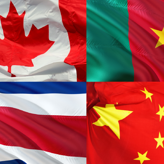 International Flags A-J